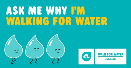 Ask Me Why I'm Walking for Water (tile)