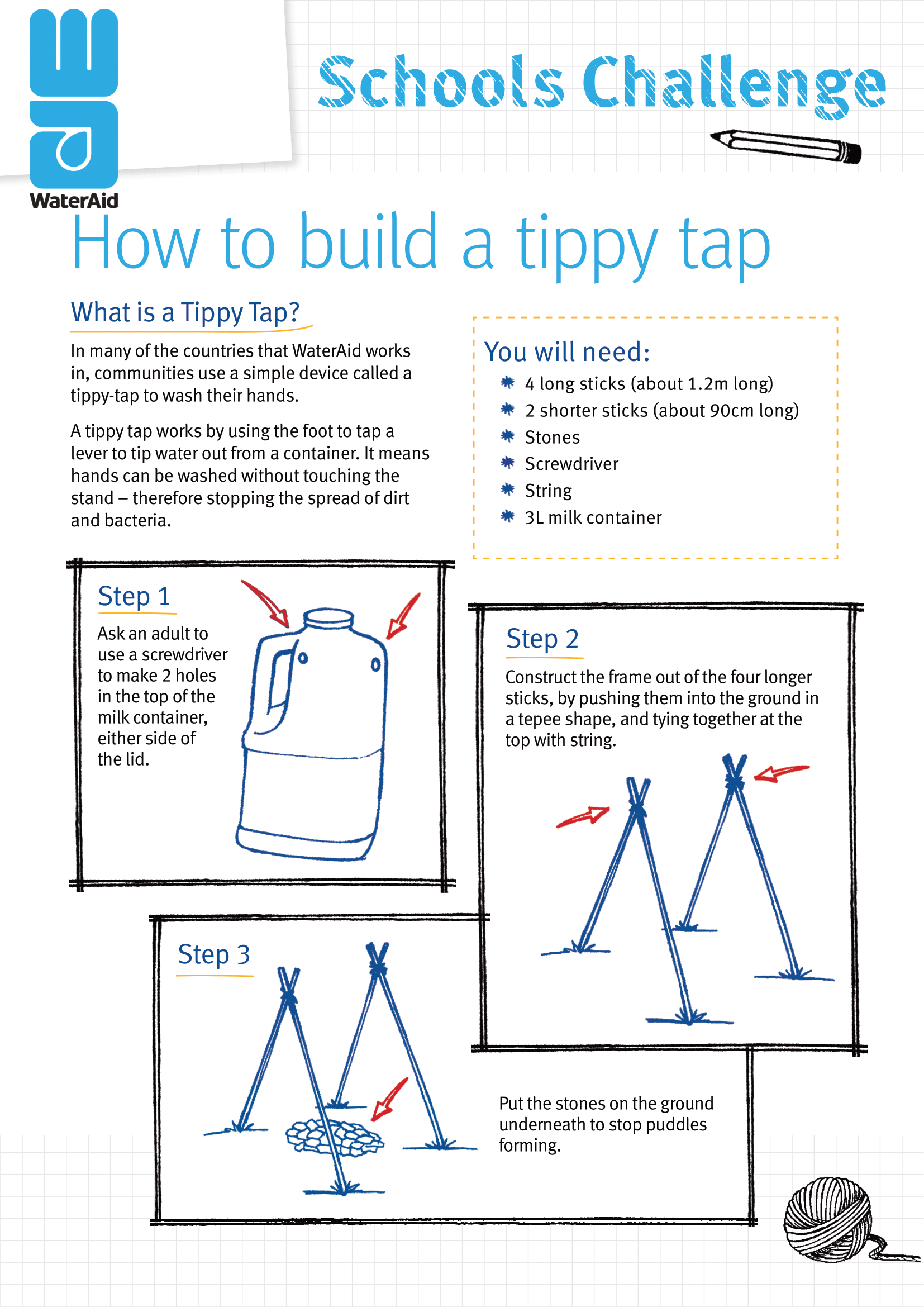 Tippy Tap Challenge