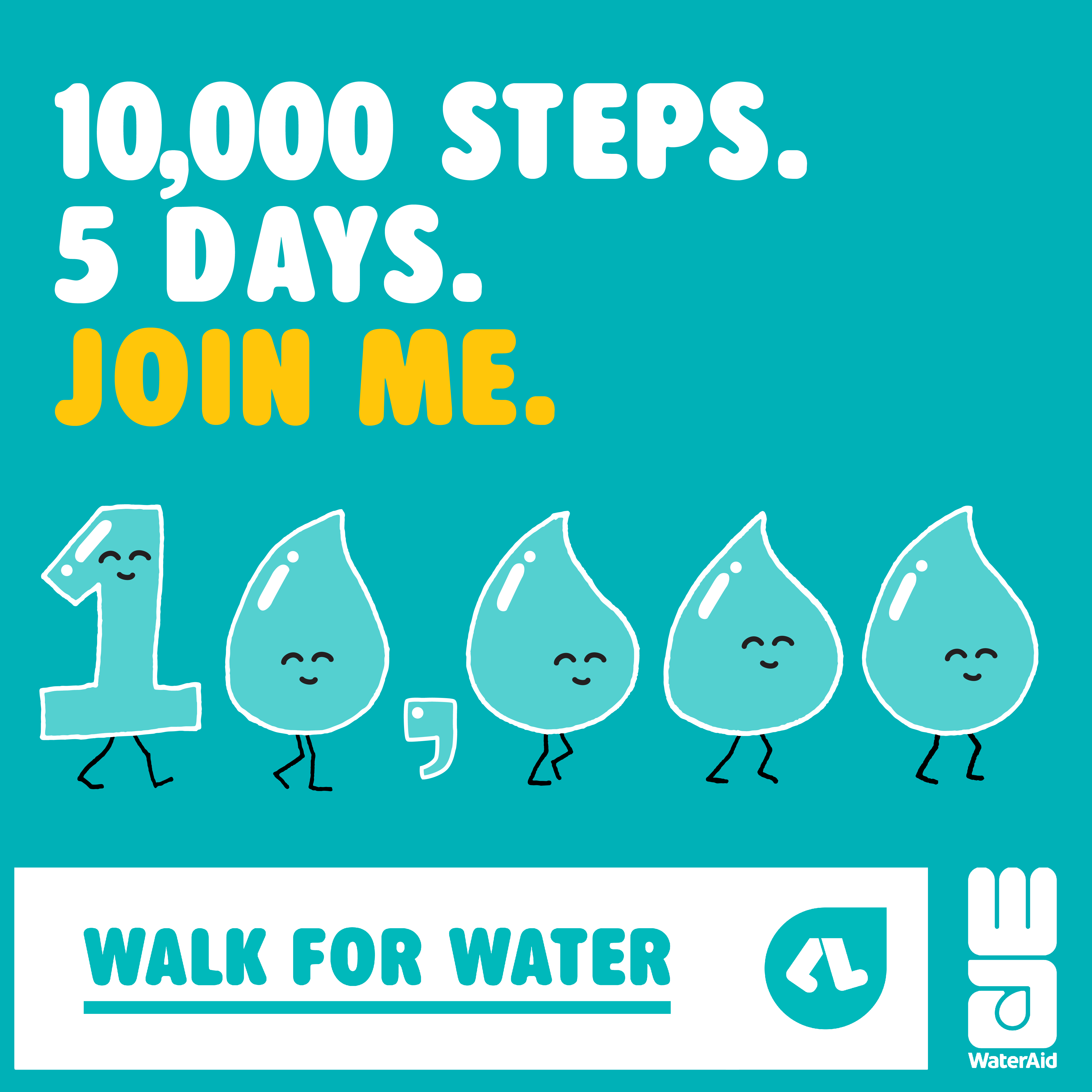 10,000 Steps. 5 Days. Join Me.